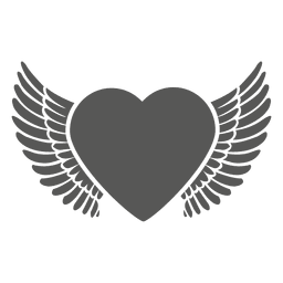 Winged heart icon