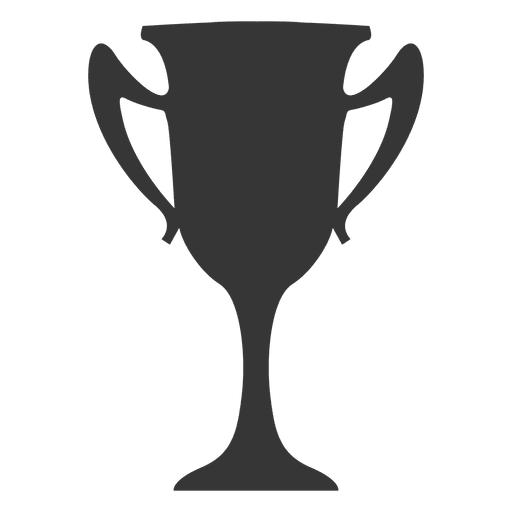 Winner trophy silhouette