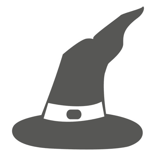 Icono de sombrero de bruja Diseño PNG