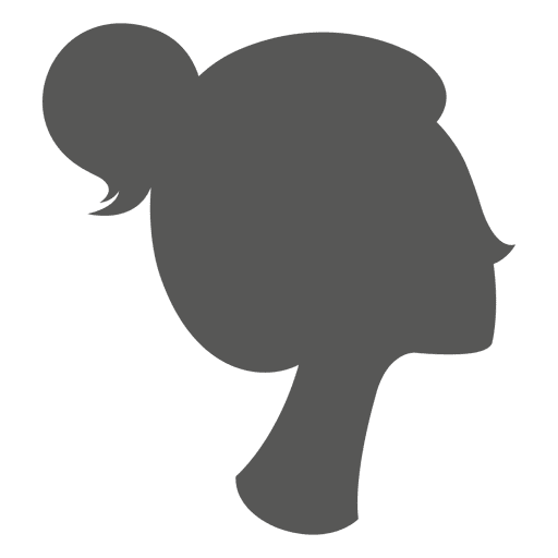 Icono de la moda de rostro de mujer Diseño PNG
