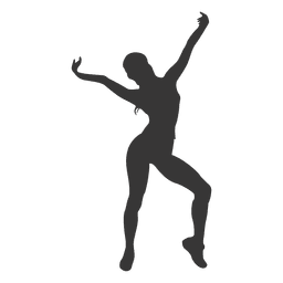 Frau Fitness Silhouette PNG-Design