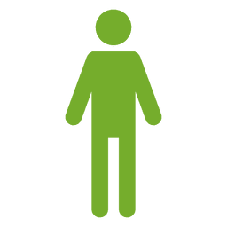 Infográfico de símbolo verde de mulher Transparent PNG