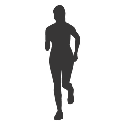 Download Woman Running Silhouette 2 Transparent Png Svg Vector File