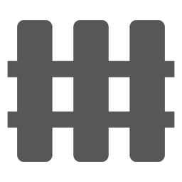Ícone de cerca de madeira Desenho PNG