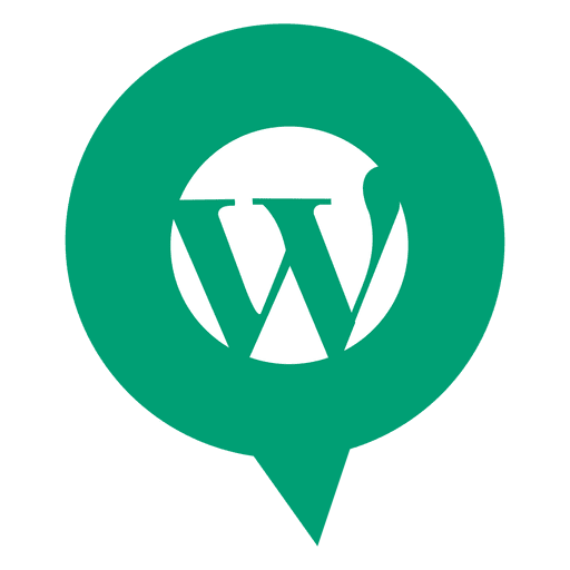 logotipo da bolha do wordpress