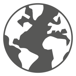 World map globe icon World map globe icon