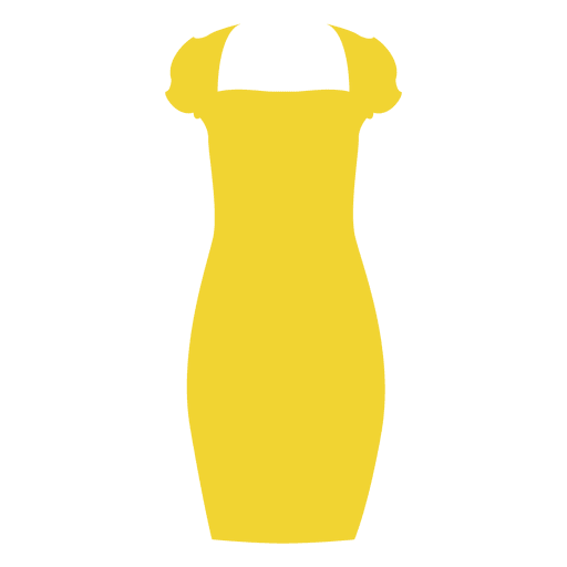 Yellow ladies dress Transparent PNG & SVG vector file