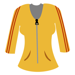 Suéter feminino amarelo Desenho PNG