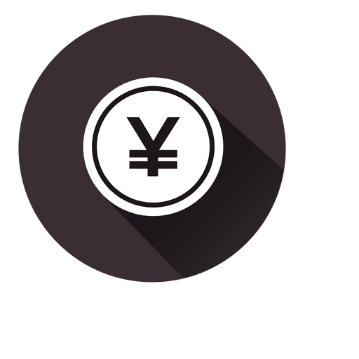 Yen Kreissymbol 2 PNG-Design