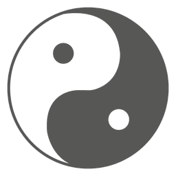 Yin Yang Symbol PNG-Design