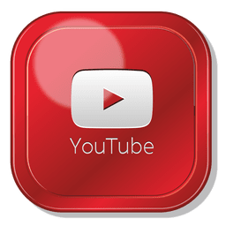 Logotipo cuadrado de la aplicación de Youtube Diseño PNG