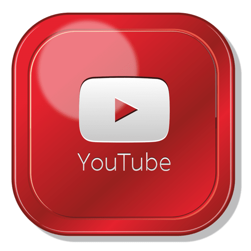 Quadratisches Logo der Youtube-App PNG-Design