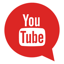 Youtube-Blasensymbol PNG-Design