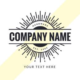 Hipster signo logo plantilla creador Hipster signo logo plantilla creador