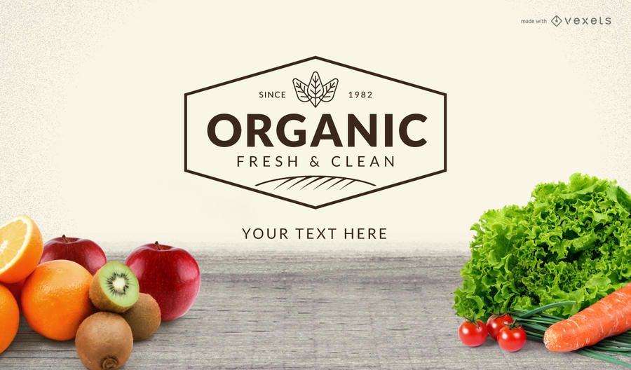 Organic food label promotion creator Organic food label promotion creator