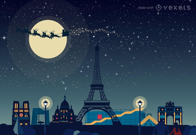 Charming Christmas city skyline maker Charming Christmas city skyline maker