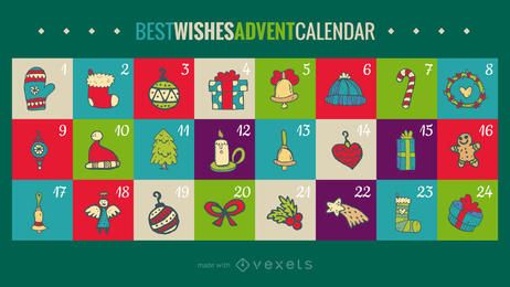Beste Wünsche Adventskalender Hersteller