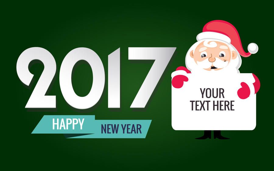 2017 ano novo e editor de cartão de Natal 2017 ano novo e editor de cartão de Natal
