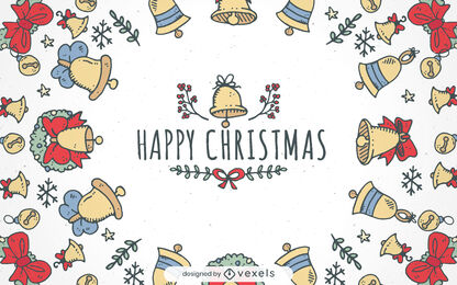 Encantador editor de marcos de Feliz Navidad
