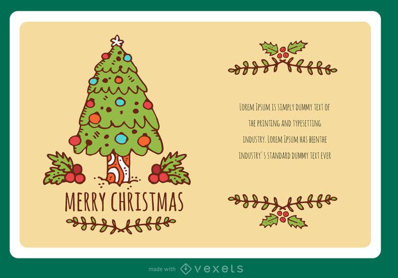 Hand-drawn stroke Christmas card creator Hand-drawn stroke Christmas card creator