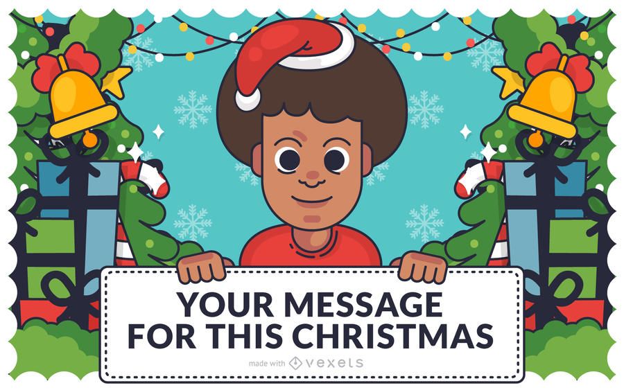 Diversidad carrera género tarjeta de navidad Diversidad carrera género tarjeta de navidad