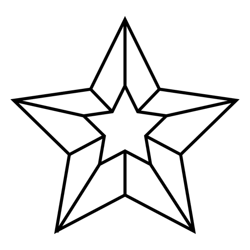 Estrella náutica 3d - Descargar PNG/SVG transparente