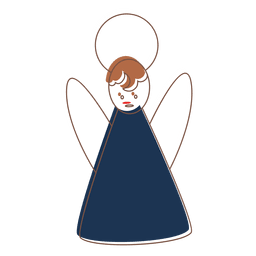 Icono de dibujos animados de ángel 69 Diseño PNG