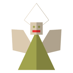 Engel flache Ikone 49 PNG-Design