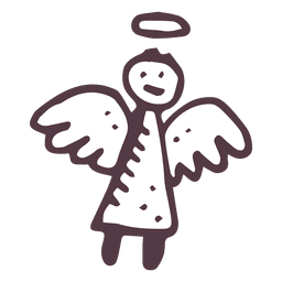 Angel Hand Drawn Icon 25 PNG & SVG Design For T-Shirts