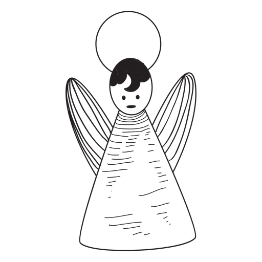 Angel hand drawn icon 41 PNG Design