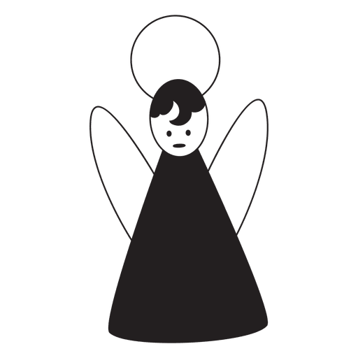 Ícone de silhueta de anjo 26 Desenho PNG