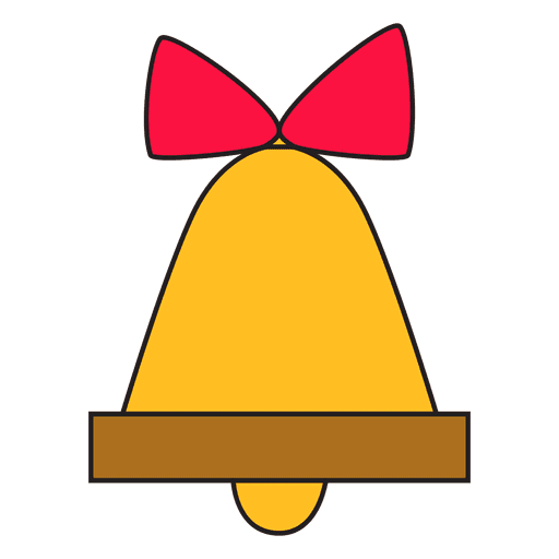 Icono de dibujos animados de campana 55 Diseño PNG