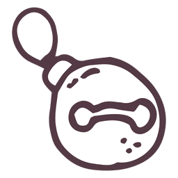 Icono de campana dibujado a mano 23 Diseño PNG
