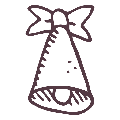Icono de campana dibujado a mano 36 Diseño PNG