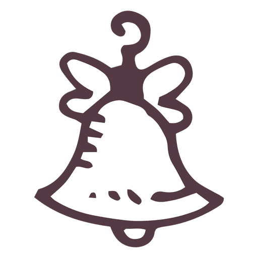 Glockenhand gezeichnetes Symbol 56 PNG-Design
