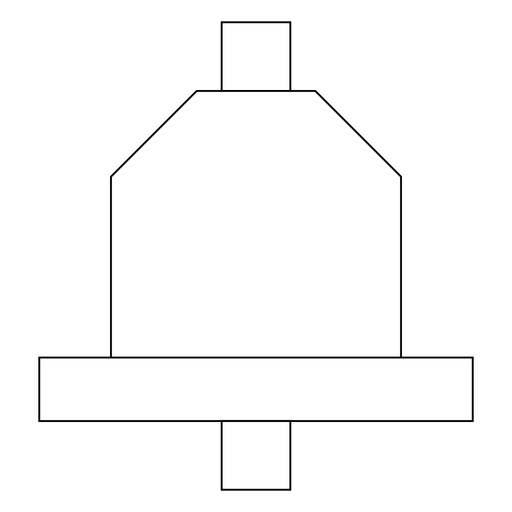 Icono de golpe de campana 69 Diseño PNG