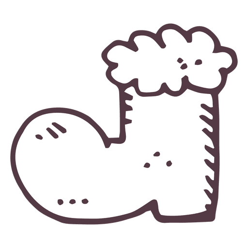 Boot hand drawn icon 15 PNG Design