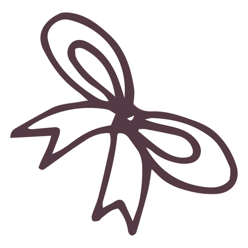 Bow hand drawn icon 17 PNG Design