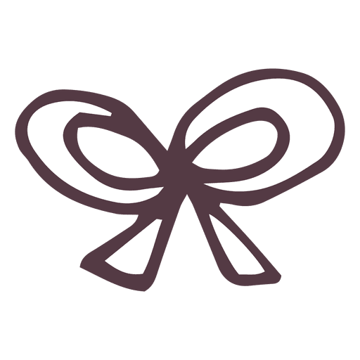 Bow hand drawn icon 47 PNG Design