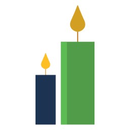 Icono de dibujos animados de velas 21 Diseño PNG