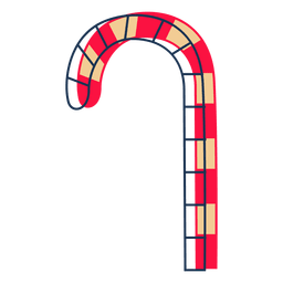 Candy cane cartoon icon 35 PNG Design