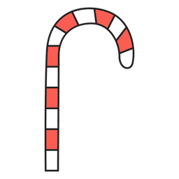 Candy cane cartoon icon 47 PNG Design Transparent PNG