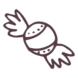 Candy Hand gezeichnetes Symbol 21 PNG-Design