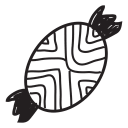 Ícone de traço desenhado à mão doce 46 Desenho PNG