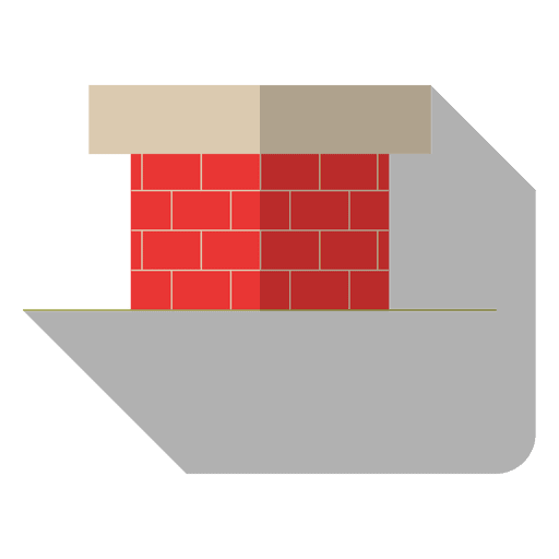 Icono plano de sombra de gota de chimenea47 Diseño PNG