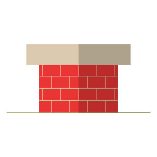 Ícone de chaminé plana 56 Desenho PNG