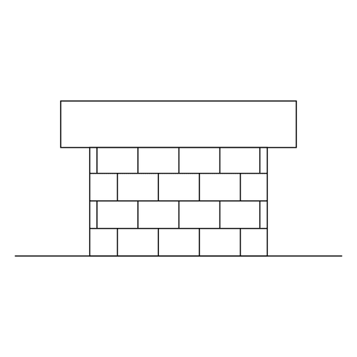 Icono de trazo de chimenea 74 Diseño PNG