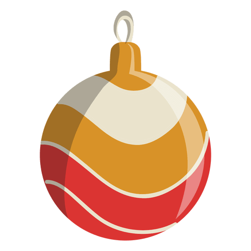 Ícone dos desenhos animados de bola de Natal 115 - Baixar PNG/SVG