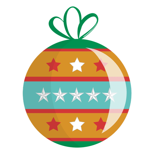 Christmas ball cartoon icon 17 - Transparent PNG & SVG vector file