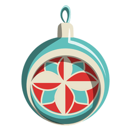 Christmas Ball Cartoon Icon 213 PNG & SVG Design For T-Shirts